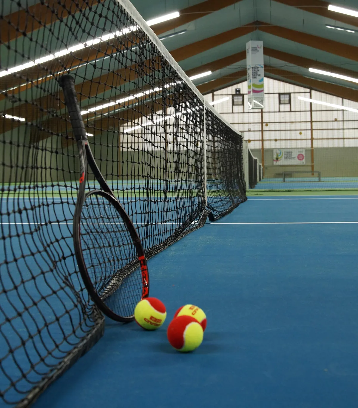 Tennisanlage an der Nordsee