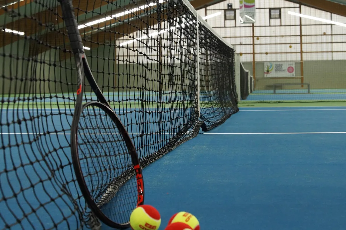 Tennisanlage an der Nordsee