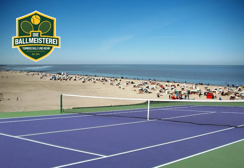 Tennisplatz an der Nordsee